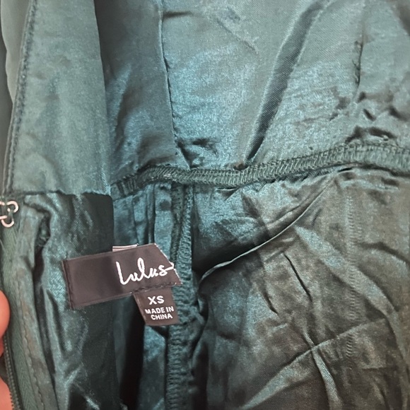 NWOT Enchant My Love Emerald Green V-Neck Long Sleeve Maxi Dress - Picture 7 of 7